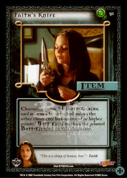 #91 Faith's Knife