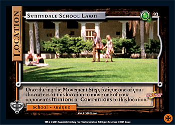 #93 Sunnydale School Lawn